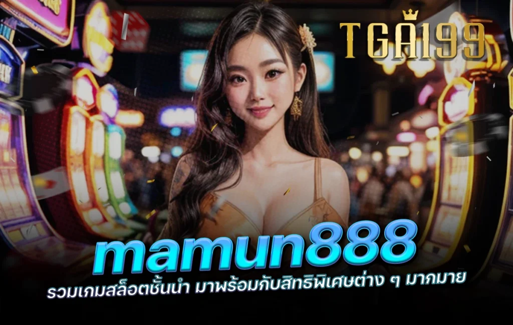 mamun888 รวมเกมสล็อตชั้นนำ มาพร้อมกับสิทธิพิเศษต่าง ๆ มากมาย tga199