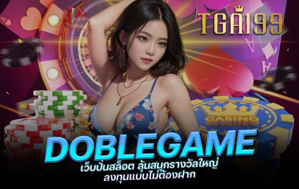 tga199 DOBLEGAME เว็บปั่นสล็อต ลุ้นสนุกรางวัลใหญ่ ลงทุนแบบไม่ต้องฝาก